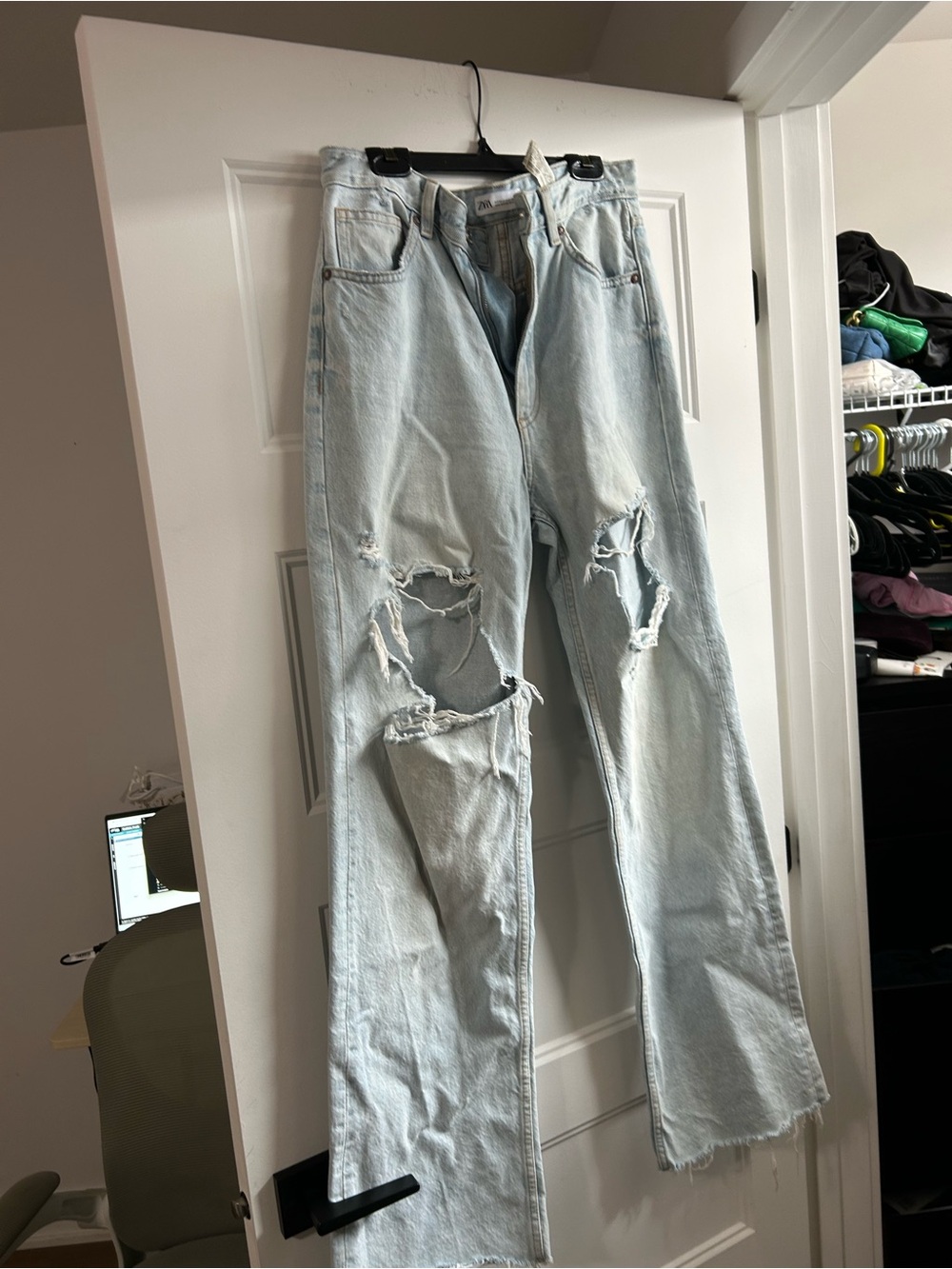 Zara Light Blue Denim Jeans